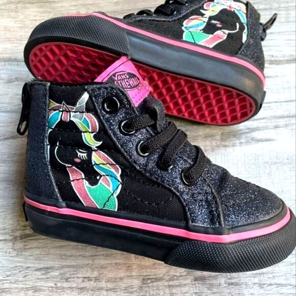 Vans Sk8-Hi Zip Unicorn Shoe NEW IN BOX - Picture 1 of 7